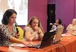 Maria Teresa Bandeira de Mello; Beatriz Kushnir; Rita de Cássia Marques; Diana Maul; Paula Santos